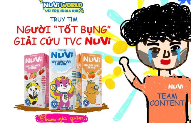 Truy tìm người tốt bụng giải cứu TVC NuVi, trúng vàng SJC