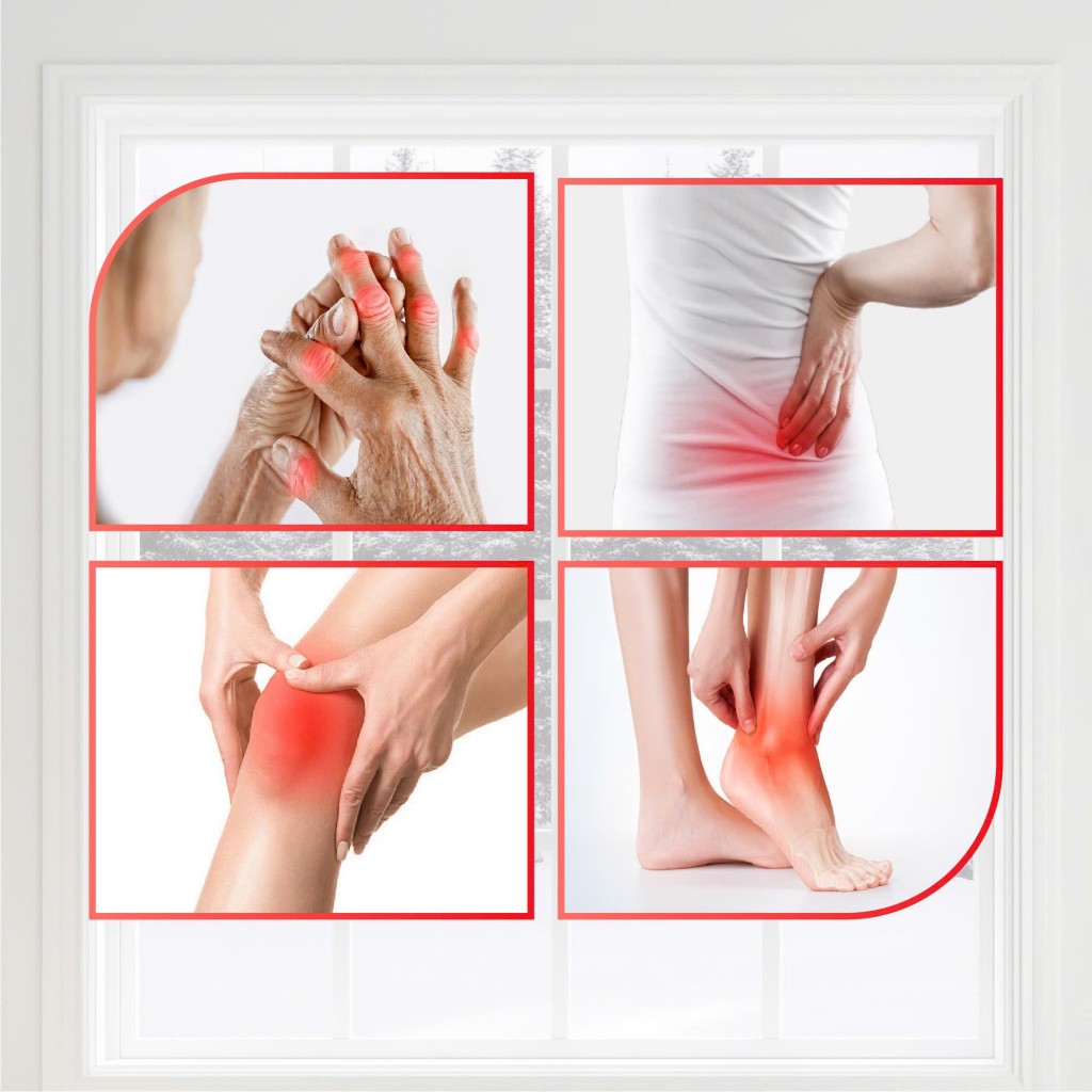 Hình ảnh các vị trí dễ bị đau nhức mỗi khi thời tiết thay đổi Hình ảnh các vị trí dễ bị đau nhức mỗi khi thời tiết thay đổi