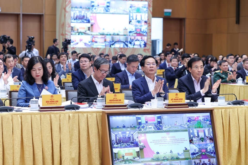 Các đại biểu tham dự Hội nghị - Ảnh: VGP/Nhật Bắc Các đại biểu tham dự Hội nghị - Ảnh: VGP/Nhật Bắc