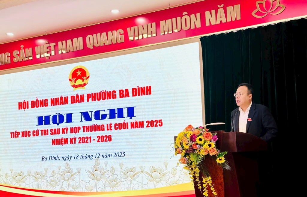 Phường Ba Đình quyết liệt giải quyết ngập úng và trật tự đô thị