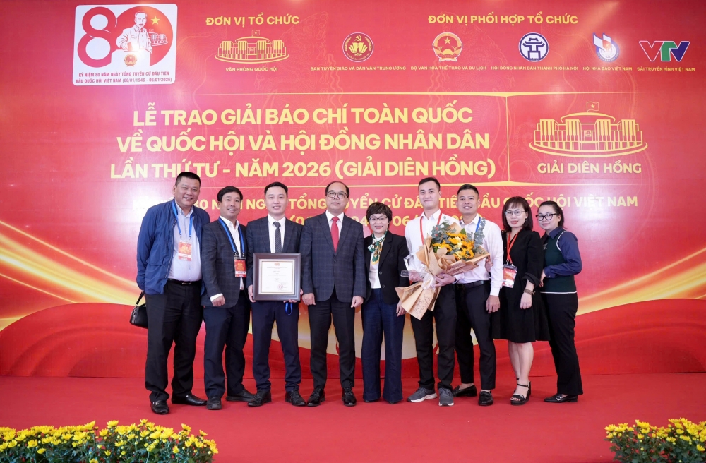 Báo Tuổi trẻ Thủ đô đoạt Giải C Giải Diên Hồng năm 2026 Báo Tuổi trẻ Thủ đô đoạt Giải C Giải Diên Hồng năm 2026