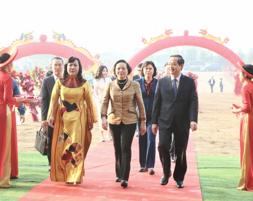 Phó Thủ tướng Phạm Thị Thanh Trà dự lễ khởi công Khu công nghiệp Quế Võ II – giai đoạn 2 tại Bắc Ninh - Ảnh: VGP/Thu Giang Phó Thủ tướng Phạm Thị Thanh Trà dự lễ khởi công Khu công nghiệp Quế Võ II – giai đoạn 2 tại Bắc Ninh - Ảnh: VGP/Thu Giang