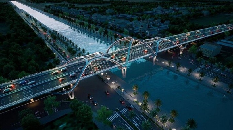 Phối cảnh cầu Nguyễn Chí Thanh bắc qua kênh xáng Xà No, Thành phố Cần Thơ. Phối cảnh cầu Nguyễn Chí Thanh bắc qua kênh xáng Xà No, Thành phố Cần Thơ.