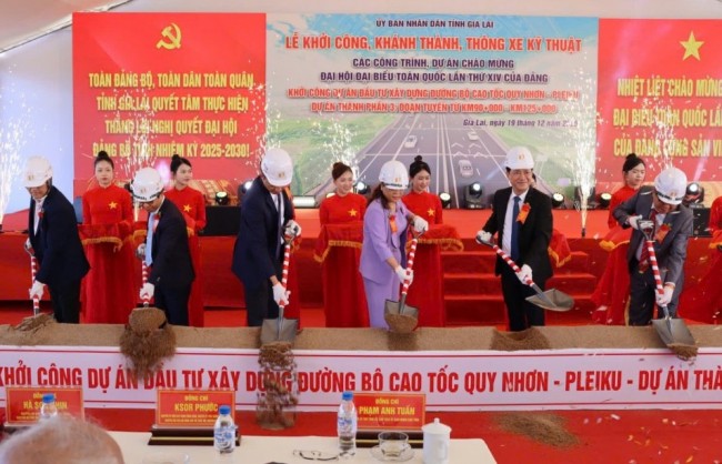 Khởi công dự án thành phần 3 Cao tốc Quy Nhơn - Pleiku