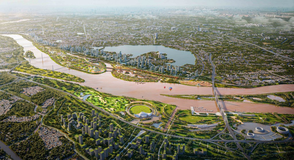 Hà Nội khởi công siêu dự án Trục Đại lộ cảnh quan sông Hồng