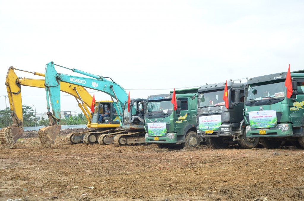 Dự án được đầu tư xây dựng với quy mô 4 block chung cư cao 14 tầng nổi, 1 tầng hầm (Ảnh Út Vũ) Dự án được đầu tư xây dựng với quy mô 4 block chung cư cao 14 tầng nổi, 1 tầng hầm (Ảnh Út Vũ)