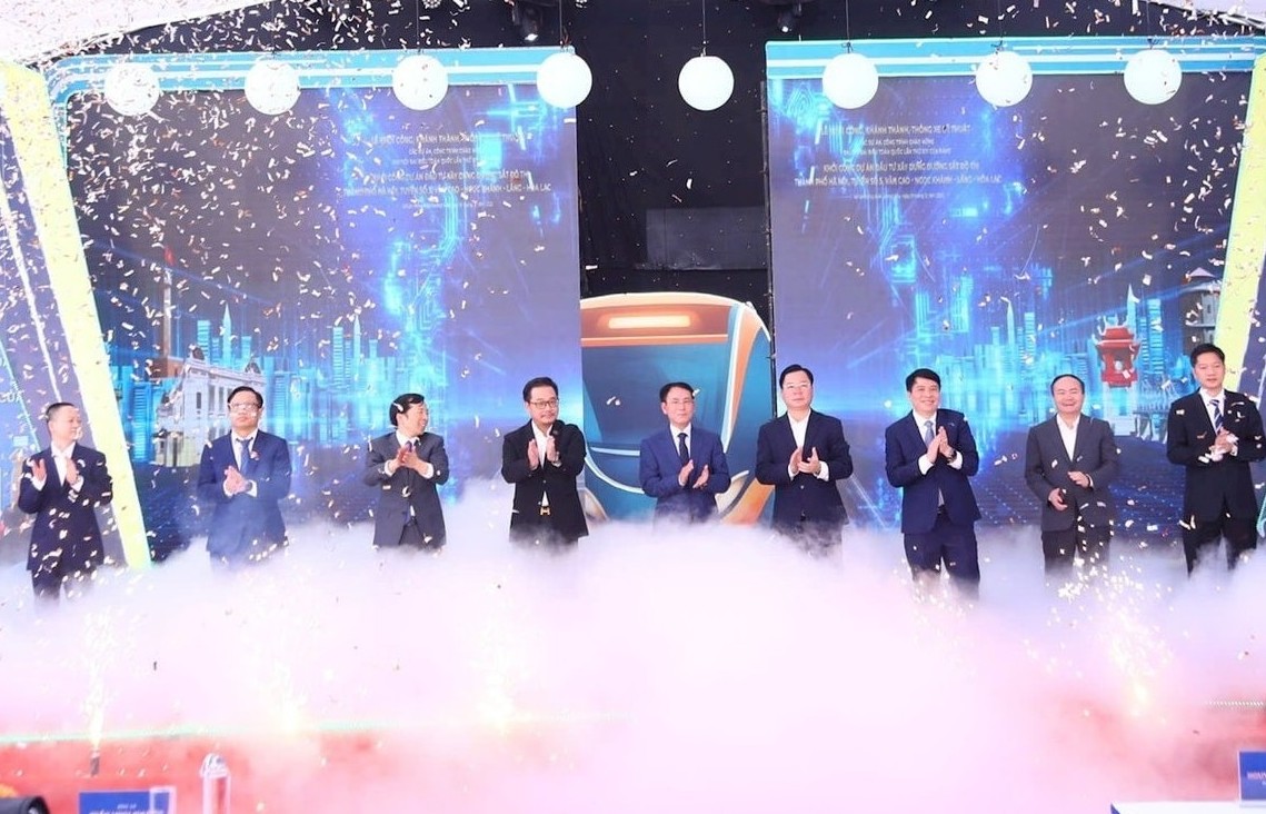 Hà Nội khởi công tuyến đường sắt đô thị số 5