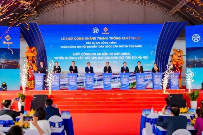 Khởi công tuyến đường kết nối sân bay Gia Bình - Thủ đô Hà Nội