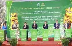 Khởi công dự án cải tạo, chỉnh trang, tái thiết công viên tuyến hai bên sông Tô Lịch