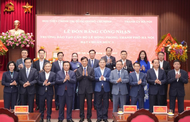 Dấu son 76 năm: Trường Đào tạo cán bộ Lê Hồng Phong đạt chuẩn mức 1