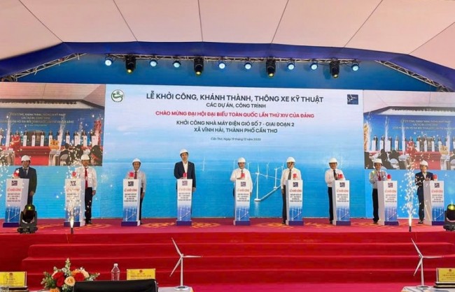 Cần Thơ khởi công dự án điện gió số 7 giai đoạn 2
