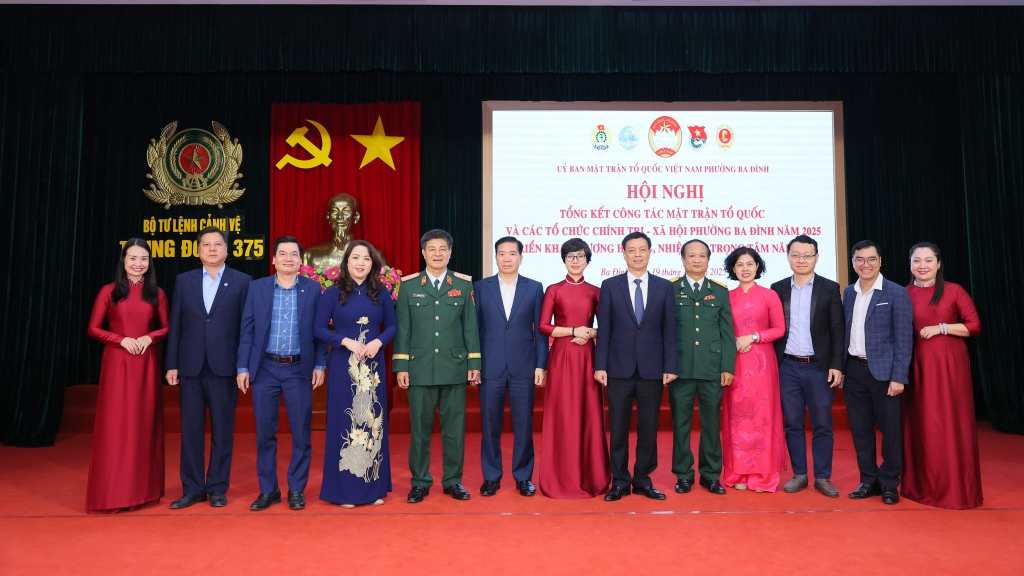 Dấu ấn nổi bật của Mặt trận và đoàn thể phường Ba Đình 2025