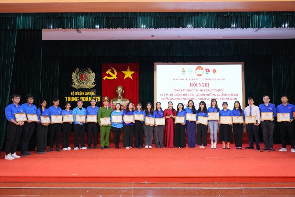 Dấu ấn nổi bật của Mặt trận và đoàn thể phường Ba Đình 2025