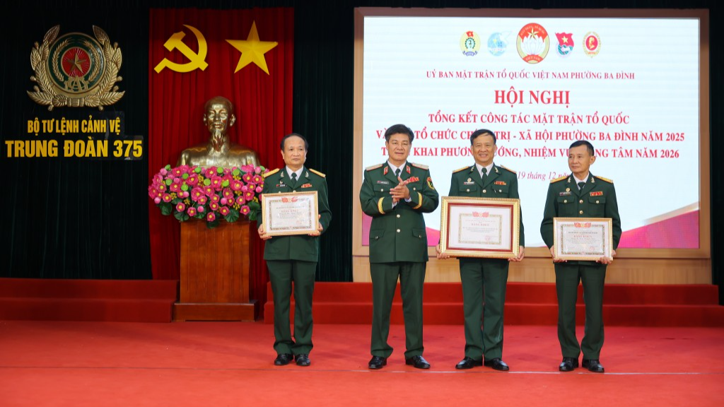 Các tập thể xuất sắc được khen thưởng cấp thành phố 