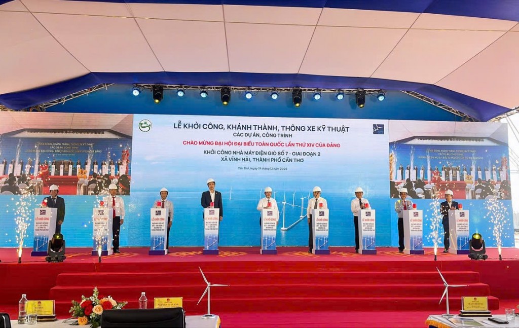 Cần Thơ khởi công dự án điện gió số 7 giai đoạn 2
