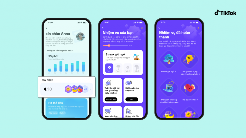 Giới thiệu trải nghiệm mới giúp người dùng thư giãn, tái cân bằng và nạp năng lượng khi sử dụng TikTok