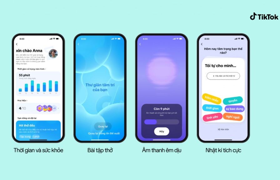 Giới thiệu trải nghiệm mới giúp người dùng thư giãn, tái cân bằng và nạp năng lượng khi sử dụng TikTok