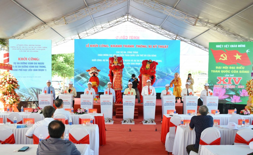 Cà Mau khởi công các dự án đường vành đai tạo động lực phát triển