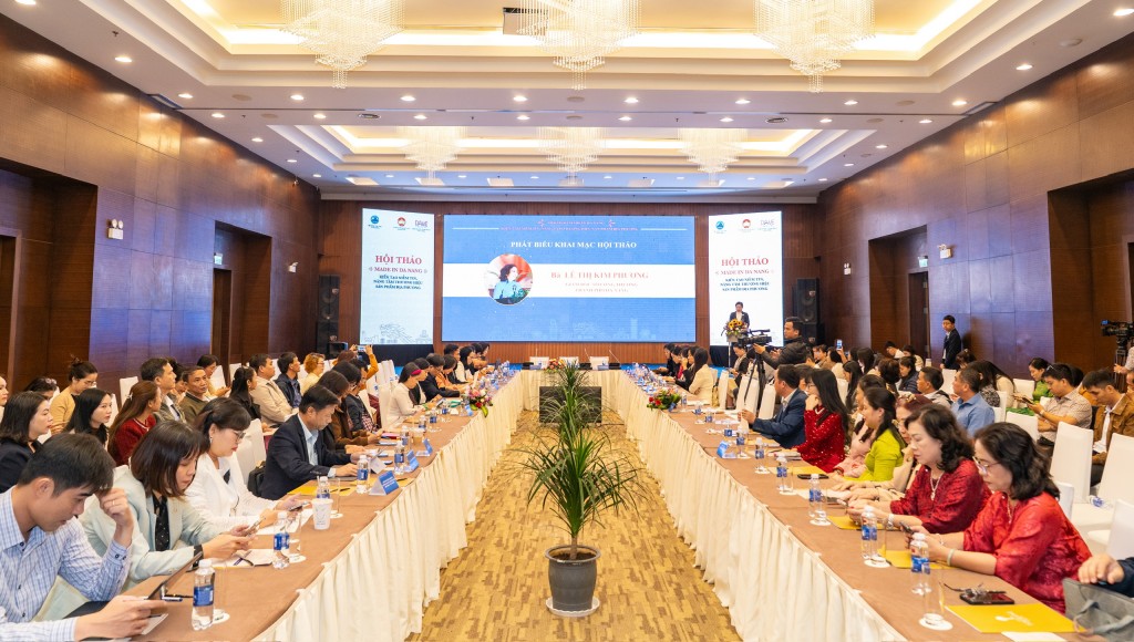 Hội thảo “Made in Da Nang - Kiến tạo niềm tin, nâng tầm thương hiệu sản phẩm địa phương” (Ảnh Út Vũ)
