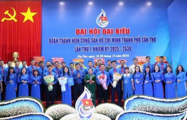 Đại hội đại biểu Đoàn TNCS Hồ Chí Minh TP Cần Thơ khẳng định vai trò xung kích của tuổi trẻ