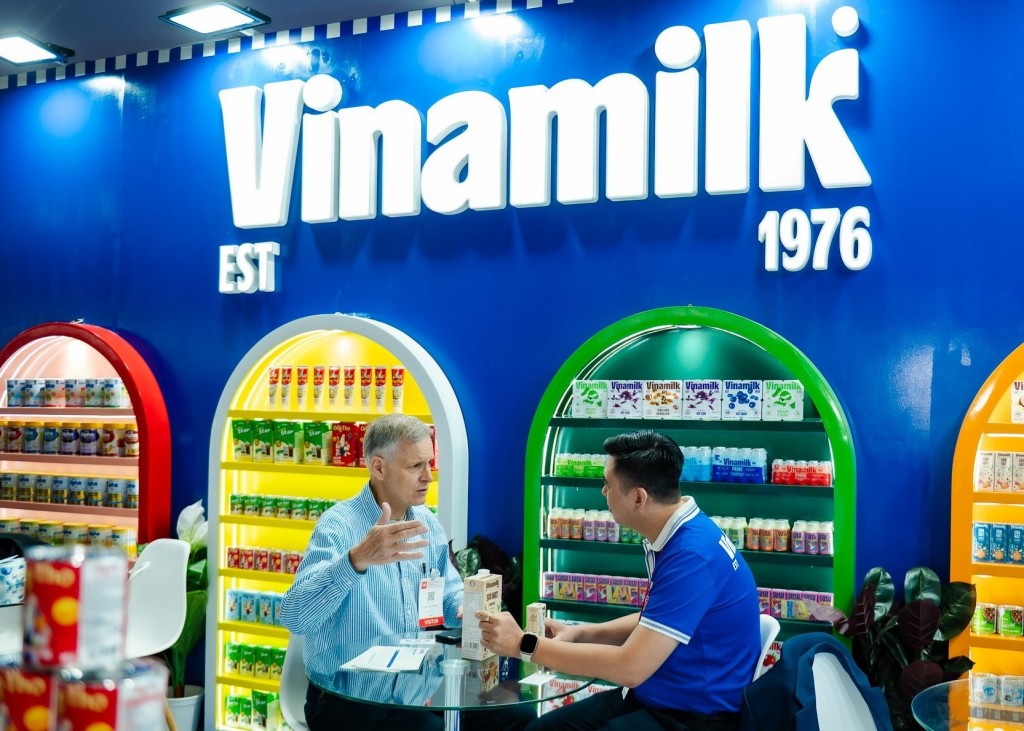 Vinamilk tại Hội chợ ThaiFex 2025 - Ảnh: Vi Nam