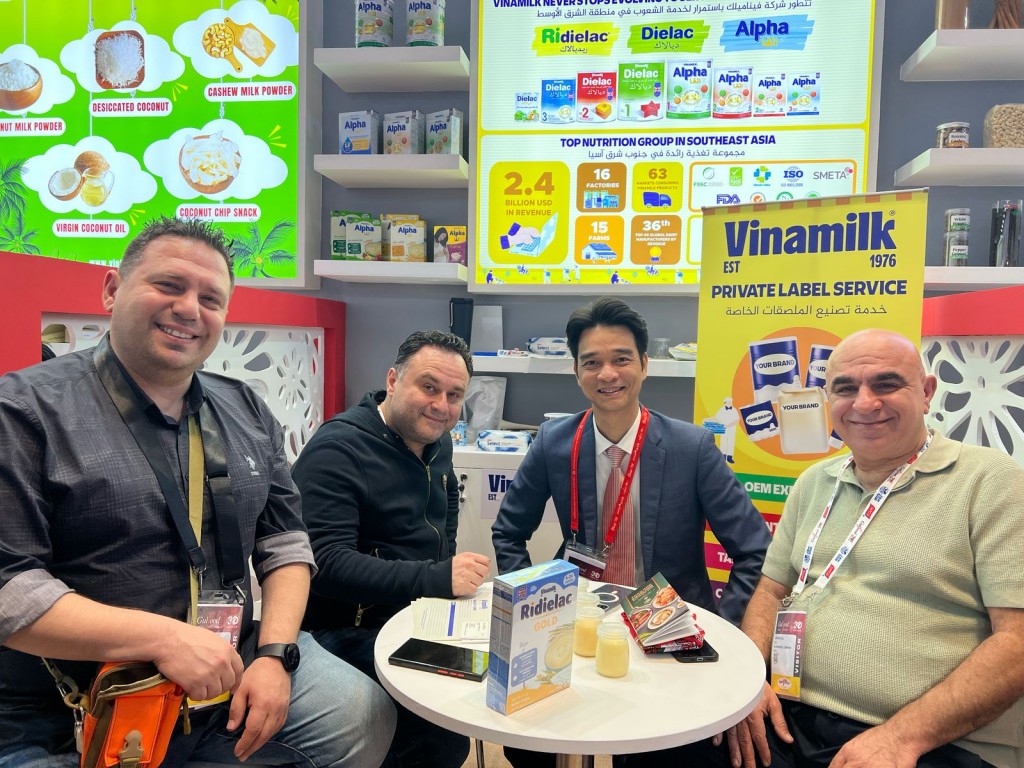 Vinamilk tại Hội chợ Gulfood 2025 - Ảnh: Vi Nam