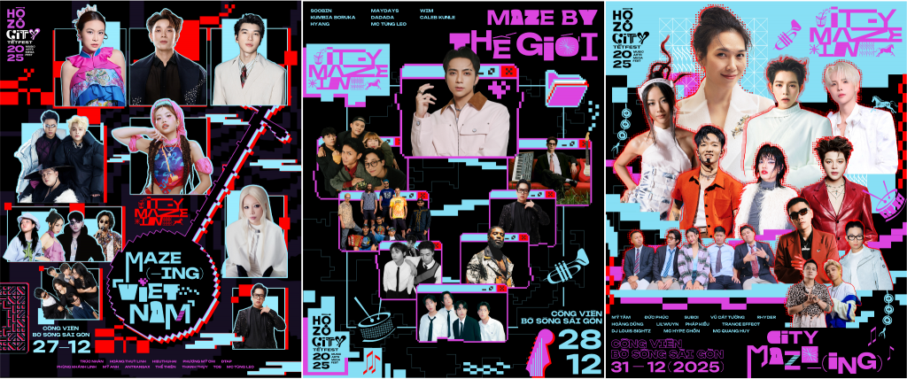 Hozo City Tết Fest 2025 - Mê cung trải nghiệm văn hóa, âm nhạc của TP Hồ Chí Minh