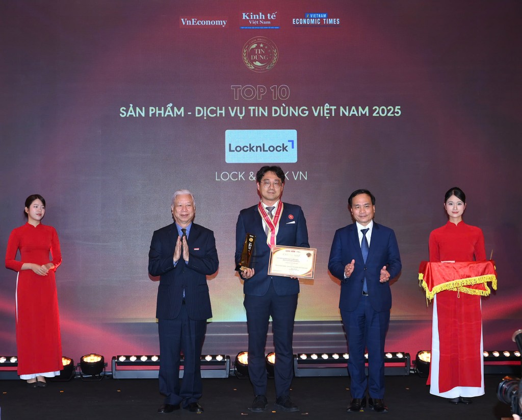 LocknLock vinh dự 14 năm liên tiếp lọt “Top 10 Sản phẩm - Dịch vụ tin dùng Việt Nam”