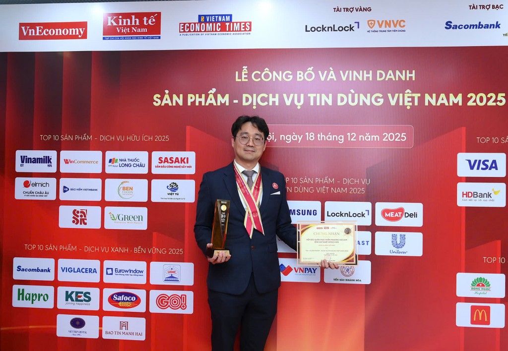 LocknLock vinh dự 14 năm liên tiếp lọt “Top 10 Sản phẩm - Dịch vụ tin dùng Việt Nam”