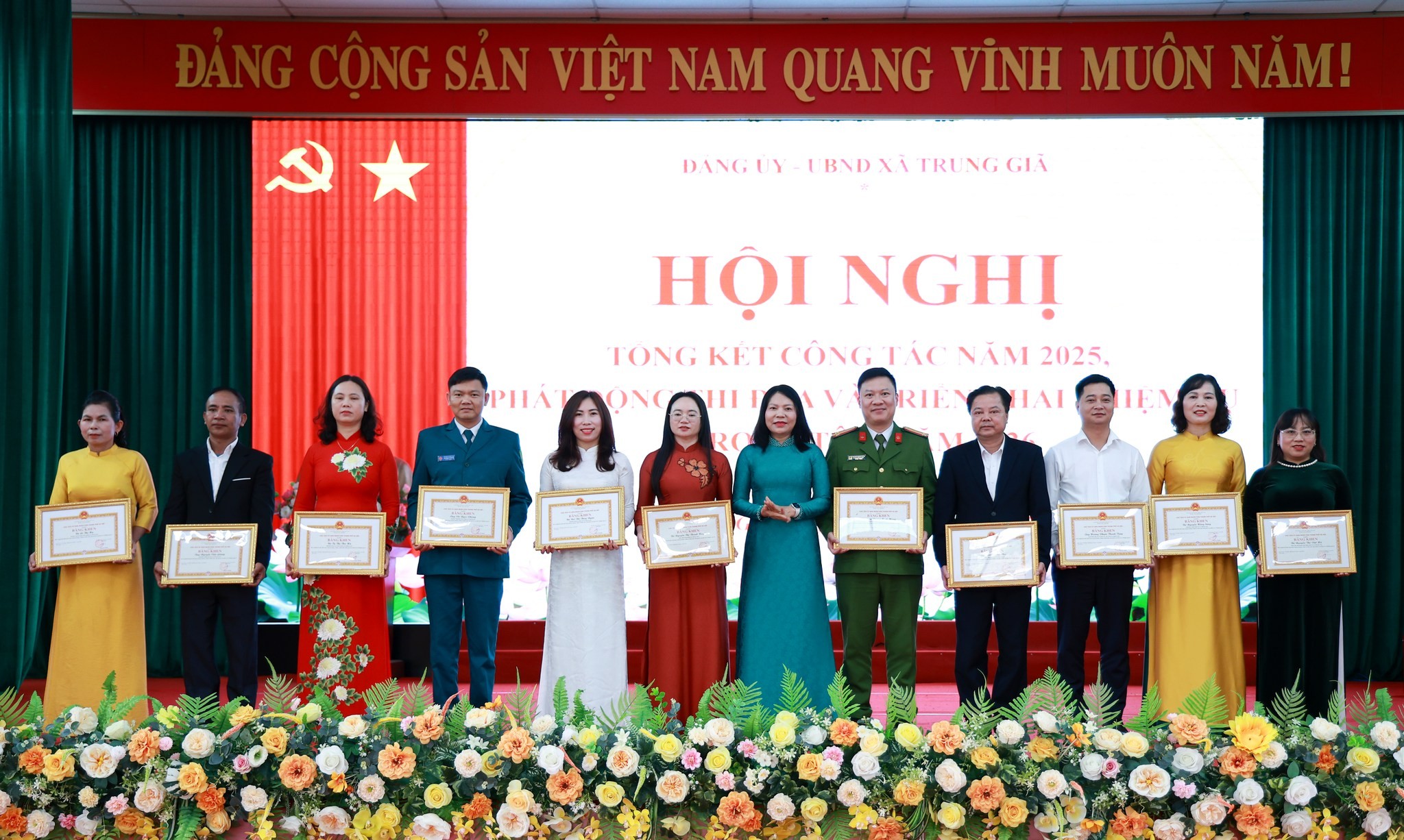 Xã Trung Giã phát động phong trào thi đua năm 2026