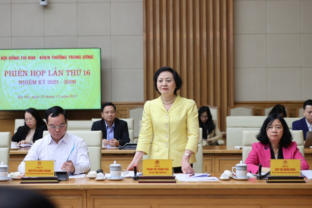 Phó Thủ tướng Chính phủ Phạm Thị Thanh Trà phát biểu - Ảnh: VGP/Nhật Bắc