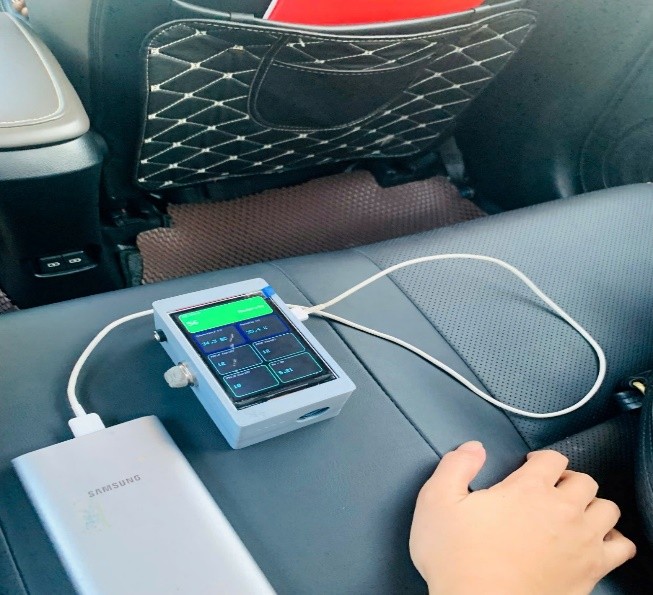 Học trò lớp 8 chế tạo thiết bị cảnh báo ô nhiễm không khí