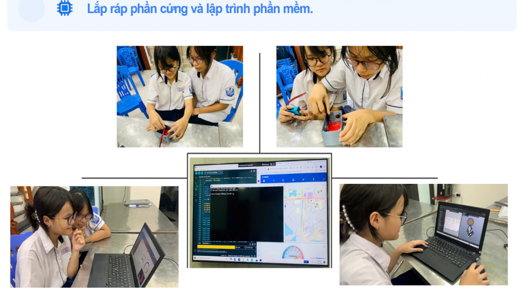 Nhóm bạn trẻ lắp 