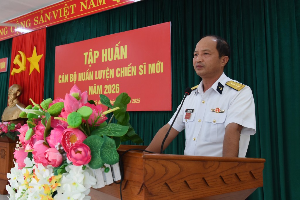 Đại tá Lương Quốc Anh phát biểu Đại tá Lương Quốc Anh phát biểu