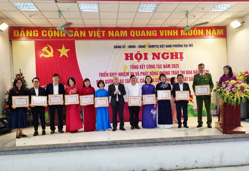 Xây dựng phường Đại Mỗ giàu đẹp, văn minh, nghĩa tình