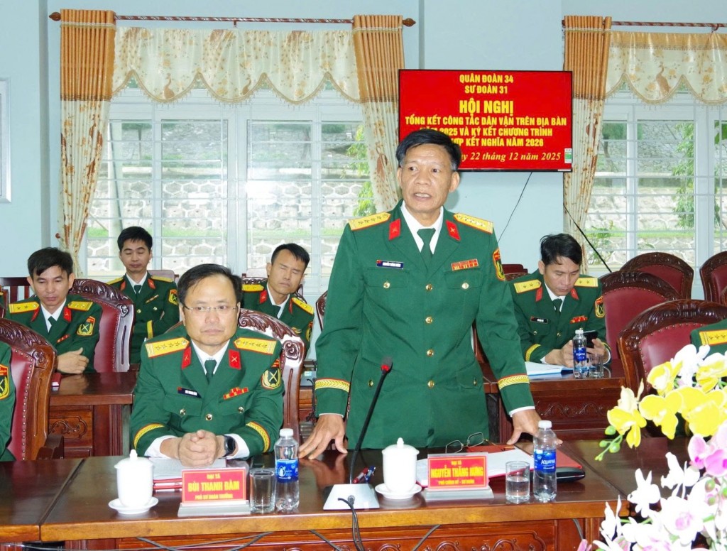 Sư đoàn 31 thắt chặt tình đoàn kết, quân với dân một ý chí Sư đoàn 31 thắt chặt tình đoàn kết, quân với dân một ý chí