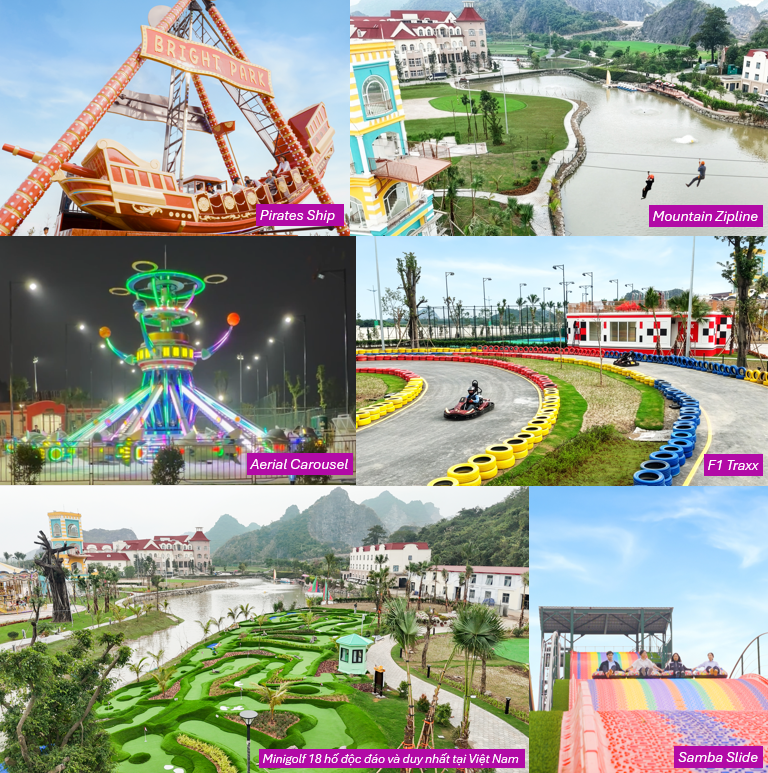 Bright Park mang tới một thế giới giải trí trọn vẹn dành cho mọi lứa tuổi Bright Park mang tới một thế giới giải trí trọn vẹn dành cho mọi lứa tuổi