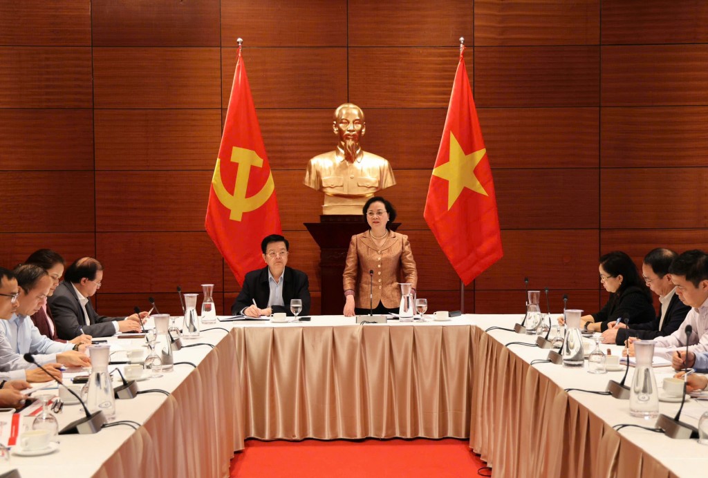 Phó Thủ tướng Phạm Thị Thanh Trà phát biểu tại buổi kiểm tra công tác chuẩn bị Đại hội Thi đua yêu nước toàn quốc lần thứ XI - Ảnh: VGP/Thu Giang