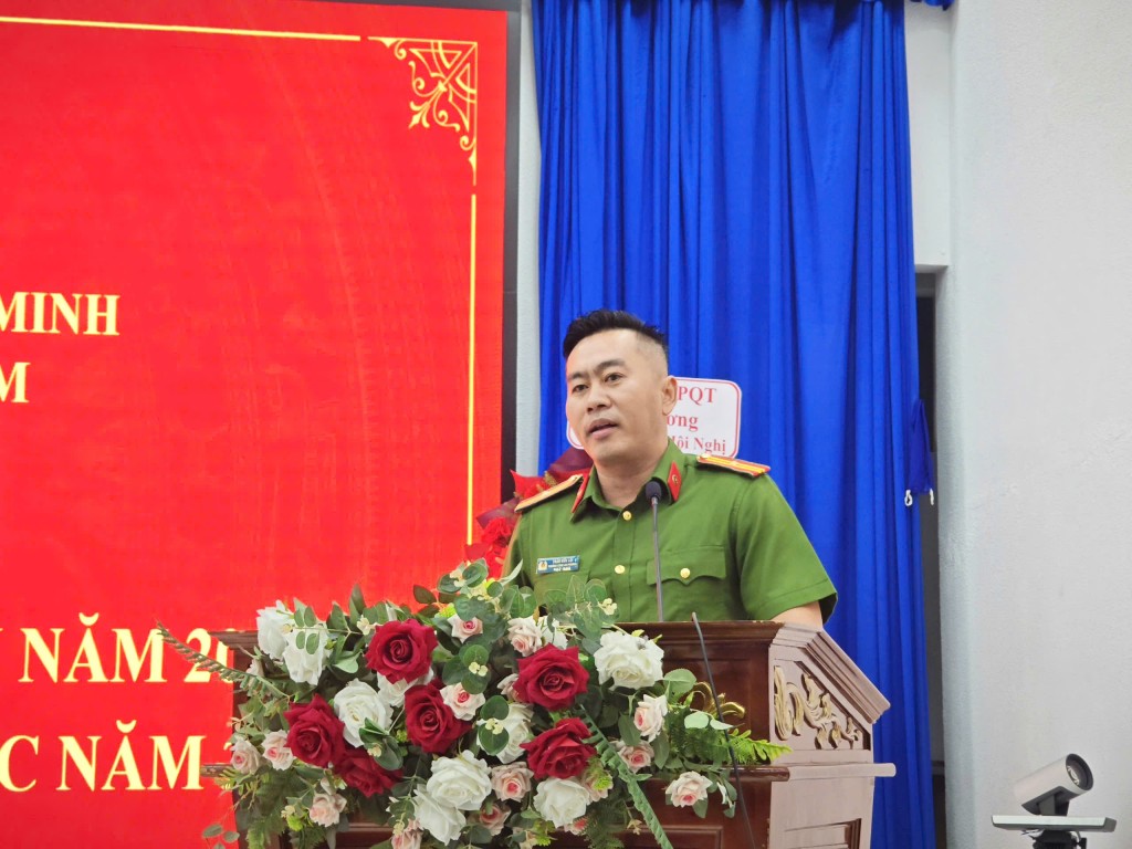 Công an phường Tây Nam khẳng định vai trò nòng cốt bảo đảm an ninh trật tự