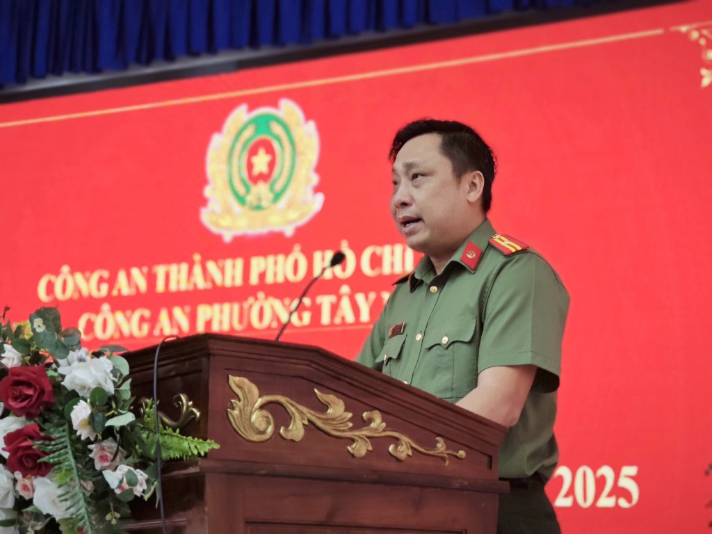 Công an phường Tây Nam khẳng định vai trò nòng cốt bảo đảm an ninh trật tự