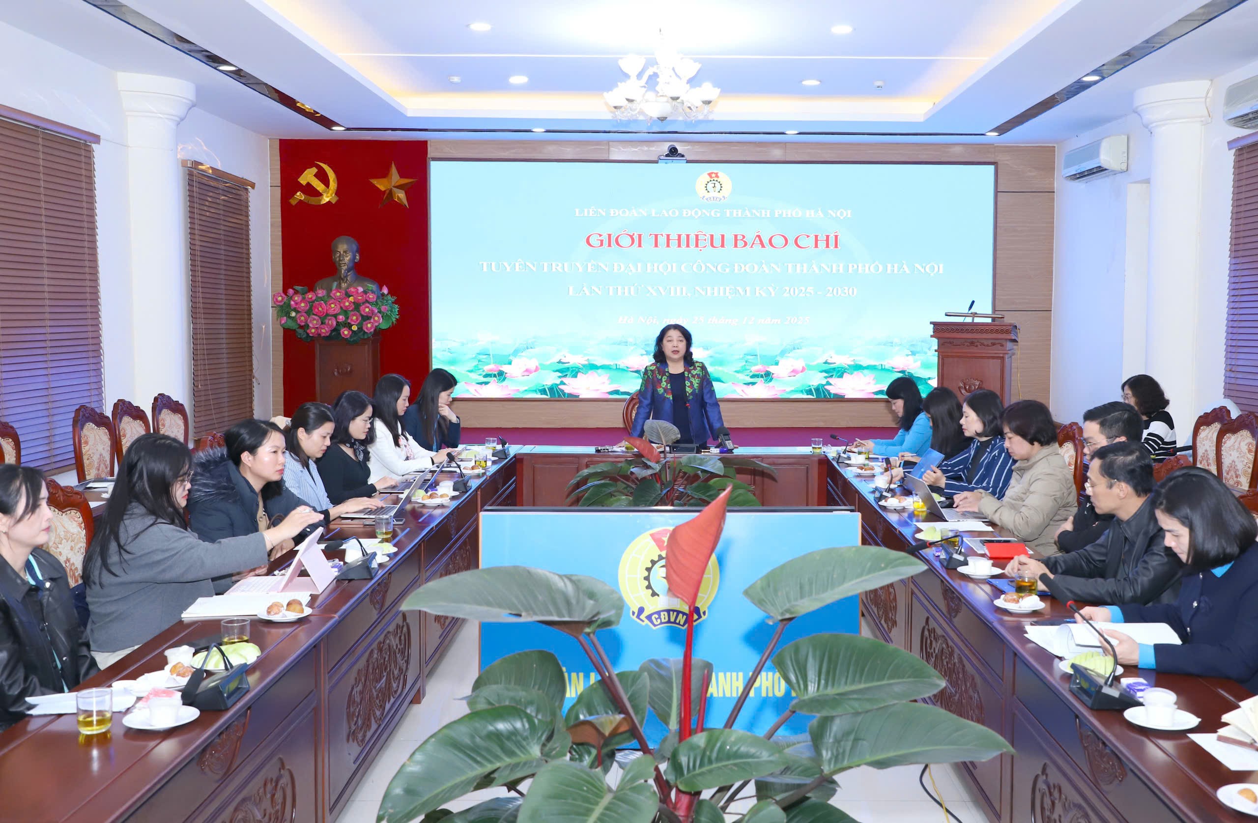 Đại hội Công đoàn TP Hà Nội sẽ diễn ra từ ngày 29 - 30/12