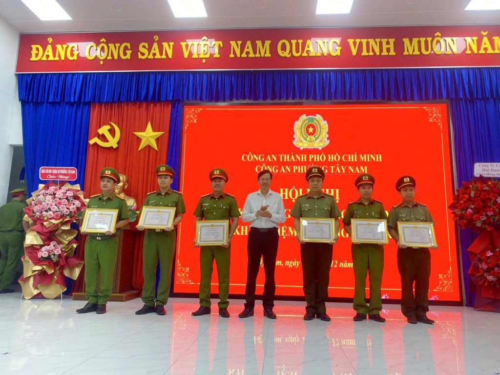 Công an phường Tây Nam khẳng định vai trò nòng cốt bảo đảm an ninh trật tự