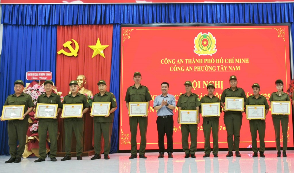 Công an phường Tây Nam khẳng định vai trò nòng cốt bảo đảm an ninh trật tự