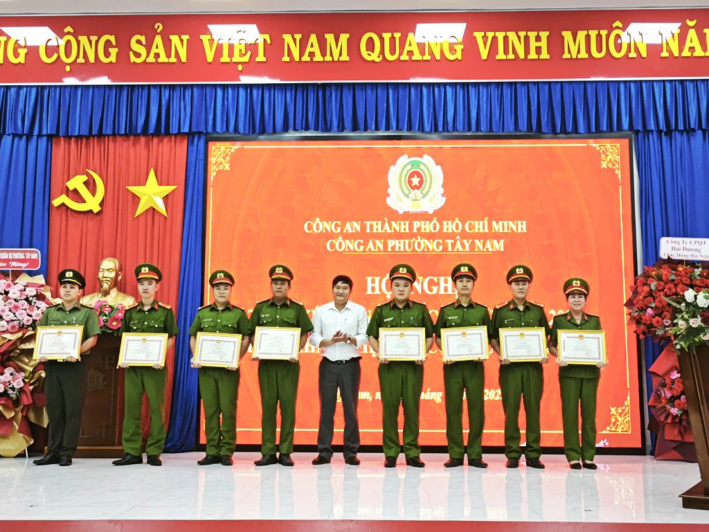 Công an phường Tây Nam khẳng định vai trò nòng cốt bảo đảm an ninh trật tự