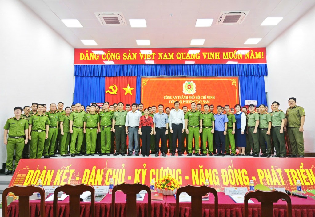 Công an phường Tây Nam khẳng định vai trò nòng cốt bảo đảm an ninh trật tự