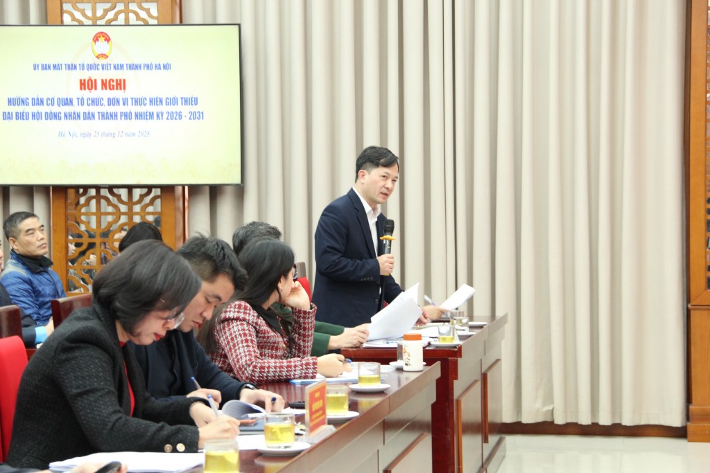 Hoàn tất hồ sơ ứng cử đại biểu HĐND TP chậm nhất ngày 1/2/2026