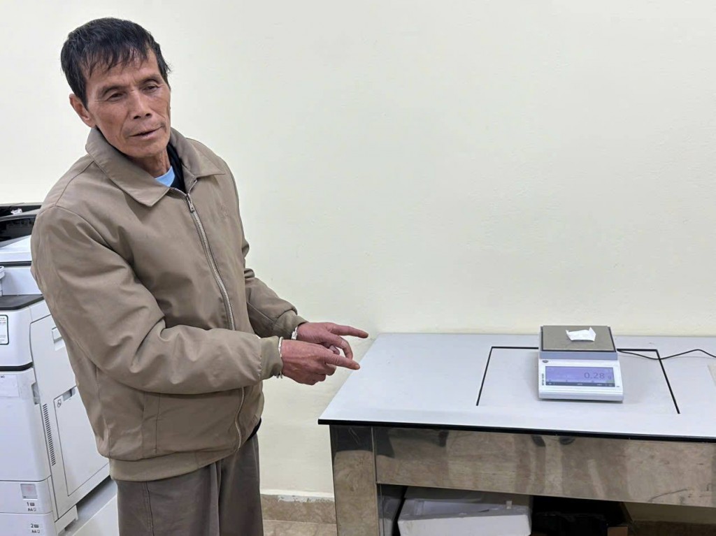 Đối tượng Nông Công Liên tại cơ quan Công an