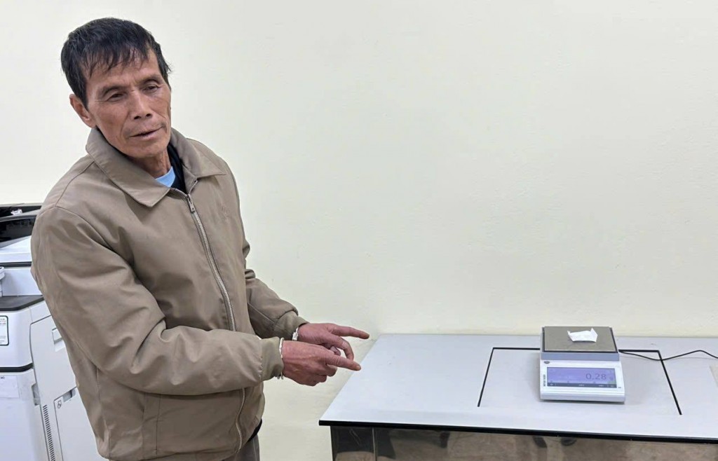 Cao Bằng: Công an xã Đoài Dương bắt giữ hai đối tượng phạm tội về ma túy