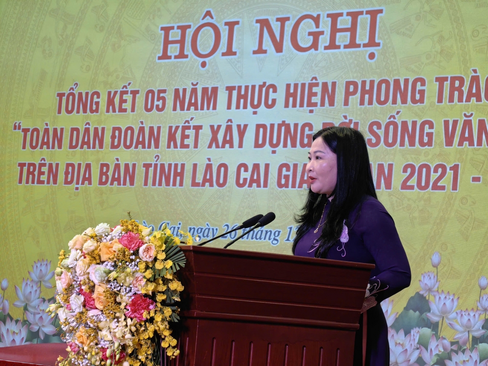 Lào Cai: Phong trào“Toàn dân đoàn kết xây dựng đời sống văn hóa” đi vào chiều sâu, toàn diện