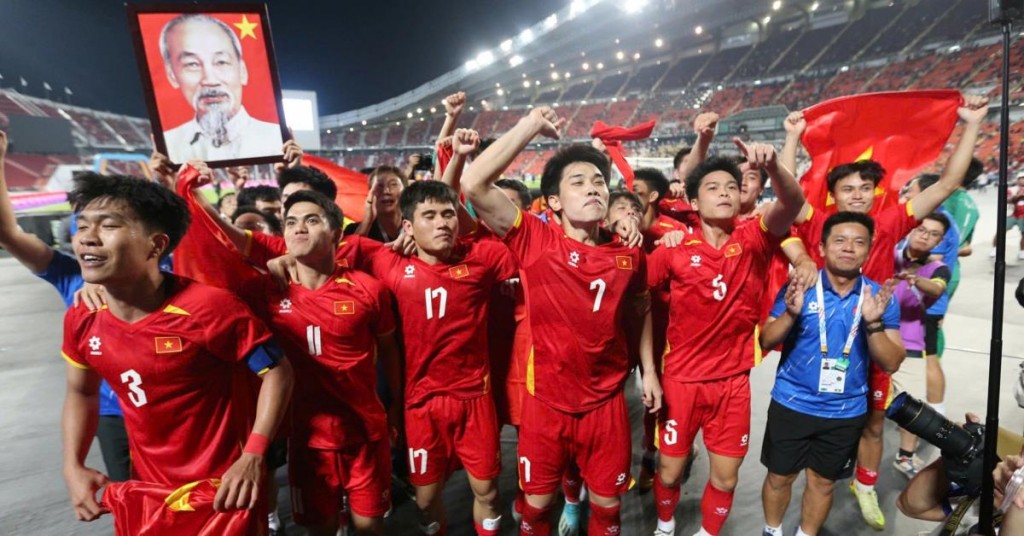 U22 Việt Nam giành Huy chương Vàng bóng đá nam SEA Games 33 (Ảnh: VFF)
